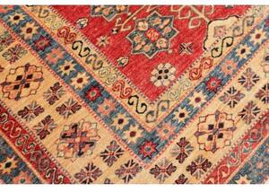 Tappeto Kazak Fine Stilizzato Rosso Beige 274x374 Cm