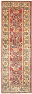 Tappeto Kazak Fine Stilizzato Rosso Beige Corsia 76x232 Cm