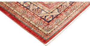 Tappeto Kazak Fine Geometrico Rosso Blu 187x265 Cm
