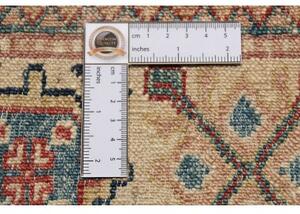 Tappeto Kazak Fine Stilizzato Rosso Beige Corsia 76x232 Cm