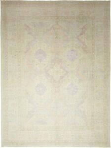 Tappeto Zigler Extra Fine Geometrico Beige Rosa Chiaro 275x372 Cm