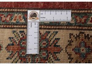Tappeto Kazak Fine Stilizzato Rosso Avorio Corsia 80x294 Cm