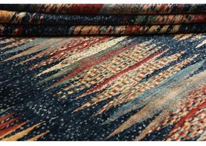 Tappeto Mosaic Geometrico Blu Scuro Multicolore 250x298 Cm