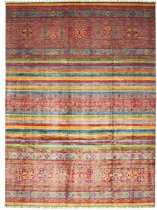 Tappeto Samarkand Geometrico Rosso Ruggine Multicolore 269x368 Cm