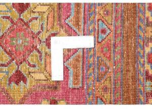 Tappeto Samarkand Geometrico Rosso Ruggine Multicolore 269x368 Cm