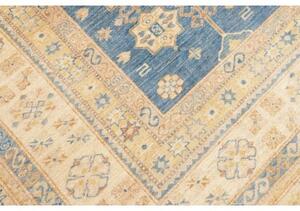 Tappeto Kazak Fine Stilizzato Blu Beige 308x424 Cm