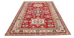 Tappeto Kazak Fine Stilizzato Rosso Avorio 170x243 Cm