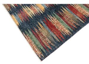 Tappeto Mosaic Geometrico Blu Scuro Multicolore 250x298 Cm