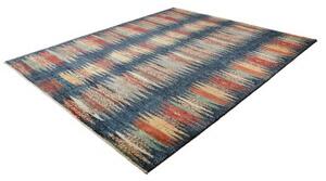 Tappeto Mosaic Geometrico Blu Scuro Multicolore 250x298 Cm