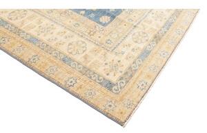 Tappeto Kazak Fine Stilizzato Blu Beige 308x424 Cm