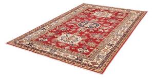Tappeto Kazak Fine Stilizzato Rosso Avorio 170x243 Cm