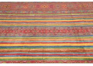 Tappeto Samarkand Geometrico Rosso Ruggine Multicolore 269x368 Cm