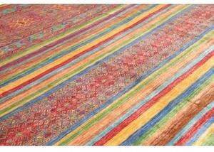 Tappeto Samarkand Geometrico Rosso Ruggine Multicolore 269x368 Cm