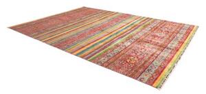 Tappeto Samarkand Geometrico Rosso Ruggine Multicolore 269x368 Cm