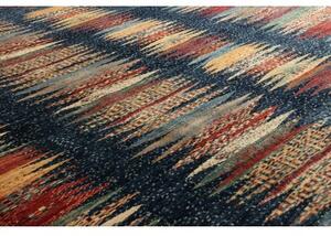 Tappeto Mosaic Geometrico Blu Scuro Multicolore 250x298 Cm
