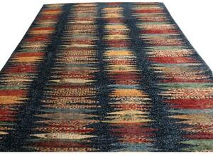 Tappeto Mosaic Geometrico Blu Scuro Multicolore 250x298 Cm