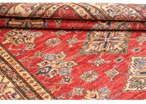 Tappeto Kazak Fine Stilizzato Rosso Beige 149x204 Cm