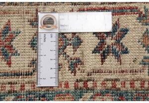Tappeto Kazak Fine Stilizzato Grigio Tortora Beige Corsia 80x243 Cm