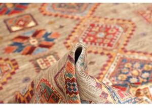 Tappeto Kazak Fine Geometrico Beige Rosso Mattone 178x262 Cm