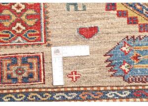 Tappeto Kazak Fine Geometrico Beige Rosso Mattone 178x262 Cm