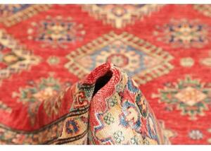 Tappeto Kazak Fine Geometrico Rosso Blu 172x242 Cm