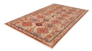 Tappeto Kazak Fine Geometrico Beige Rosso Mattone 178x262 Cm