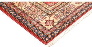 Tappeto Kazak Fine Stilizzato Rosso Beige 149x204 Cm