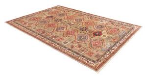 Tappeto Kazak Fine Geometrico Beige Rosso Mattone 178x262 Cm