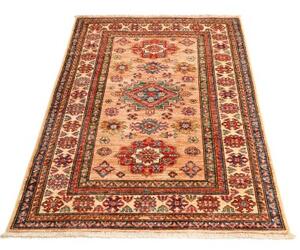 Tappeto Kazak Fine Medaglione Beige Blu 95x148 Cm