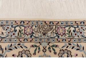 Tappeto Nain 6la Medaglione Floreale Nero Avorio 213x314 Cm