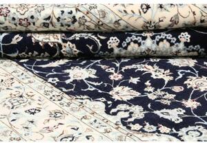 Tappeto Nain 6la Medaglione Floreale Blu Notte Avorio 153x240 Cm