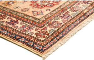 Tappeto Kazak Fine Medaglione Beige Blu 95x148 Cm