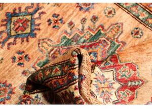 Tappeto Kazak Fine Medaglione Beige Blu 95x148 Cm