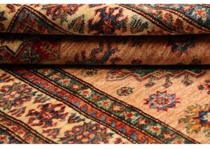 Tappeto Kazak Fine Medaglione Beige Blu 95x148 Cm