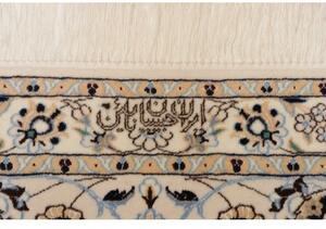 Tappeto Nain 6la Medaglione Floreale Avorio Blu Scuro 259x316 Cm