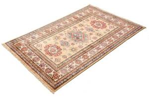 Tappeto Kazak Fine Medaglione Beige Blu 95x148 Cm