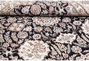 Tappeto Nain 6la Floreale Blu Scuro Avorio 153x232 Cm