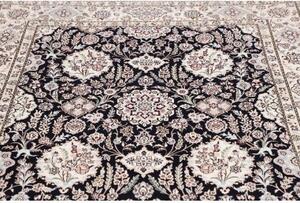Tappeto Nain 6la Floreale Blu Scuro Avorio 153x232 Cm