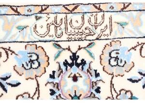 Tappeto Nain 6la Medaglione Floreale Blu Scuro Celeste 157x252 Cm