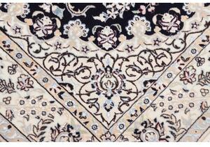 Tappeto Nain 6la Medaglione Floreale Blu Notte Avorio 120x195 Cm