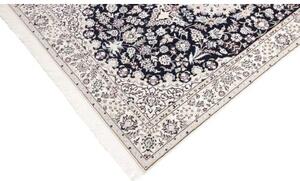 Tappeto Nain 6la Medaglione Floreale Blu Notte Avorio 120x195 Cm
