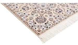 Tappeto Nain 6la Medaglione Floreale Blu Scuro Avorio 155x232 Cm