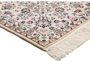 Tappeto Nain 6la Medaglione Floreale Blu Scuro Avorio 158x245 Cm