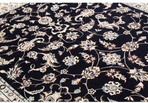 Tappeto Nain 6la Floreale Blu Notte Avorio 161x248 Cm