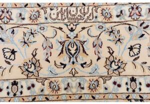 Tappeto Nain 6la Medaglione Floreale Blu Scuro Avorio 155x232 Cm