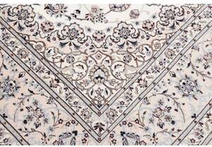 Tappeto Nain 6la Medaglione Floreale Avorio Blu 208x266 Cm