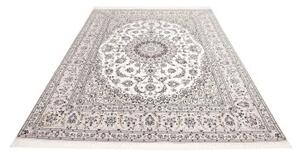 Tappeto Nain 6la Medaglione Floreale Avorio Blu 208x266 Cm