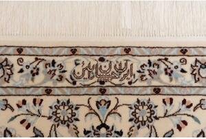 Tappeto Nain 6la Medaglione Floreale Blu Scuro Avorio 205x261 Cm