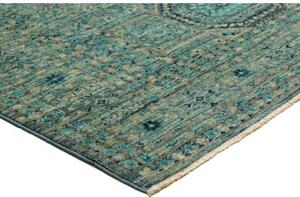 Tappeto Kairo Stilizzato Verde Petrolio Beige 125x179 Cm