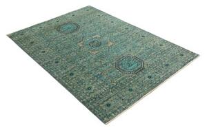 Tappeto Kairo Stilizzato Verde Petrolio Beige 125x179 Cm